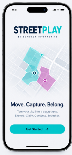 StreetPlay Onboarding Screen