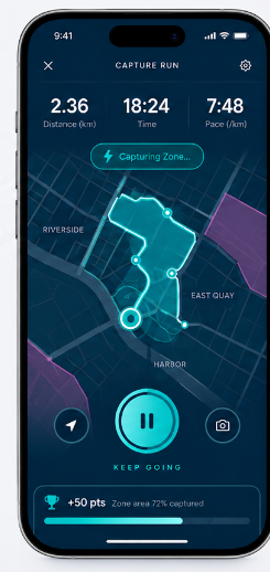 StreetPlay Capture Run Dark Mode